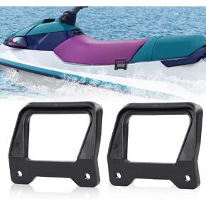 GRAND ORANGE Rear Grab Handle Black 2 Pack Compatible with Yamaha WaveRunner 3 650 1992-1996/700 701 1994-1997, Fit for Yamaha Wave Venture 700 760 1100 1996-1997 Left & Right Handle