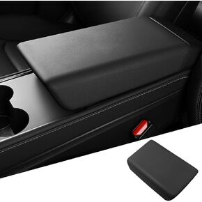 yhcdsea for Tesla Model 3 Model Y Center Console Cover, Armrest Cover Non-Slip Protector for Tesla 3/Y Interior Accessories (White-Model 3/Y)