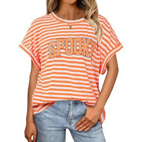 JINTING Funny Halloween Shirt for Women Long Sleeve Halloween Raglan Baseball Tee Shirt Top