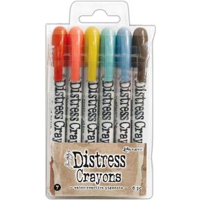 Ranger TH THoltz Distress Crayons Set 7, 7 Count (Pack of 1)