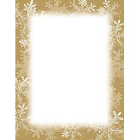 Great Papers! Frosted Holiday Wishes Letterhead, 250 sheets, 11" x 8.5" (2011593)