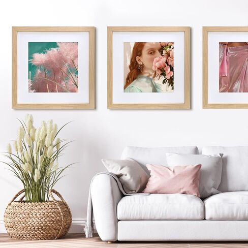 VNVNK 20x28 Frame Natural Wood Color, Perfect for 20x28 Inch Picture without Mat or 16x24 Inch Picture with Mat, Home Wall Decor Picture Frame-1 PCS in Saudi Arabia