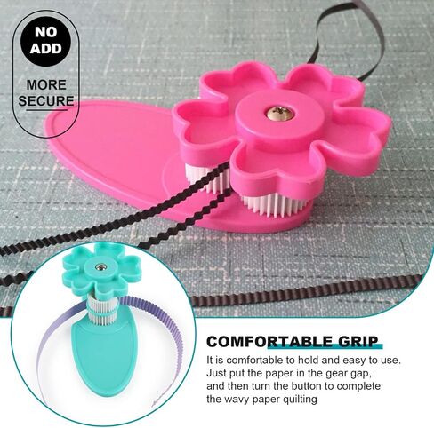 2pcs Quilling Crimper Paper Quilling Crimper Paper Winder Machine Paper Quilled Tool Machine Plastic Hand- in Saudi Arabia