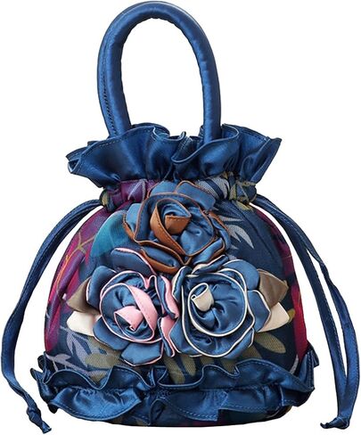Womens Ladies Handbag Drawstring Bucket Bag Coin Purses Key Bags Cash Money Phone Pouches in Kuwait