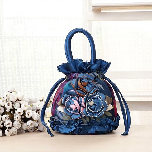 Womens Ladies Handbag Drawstring Bucket Bag Coin Purses Key Bags Cash Money Phone Pouches in Kuwait