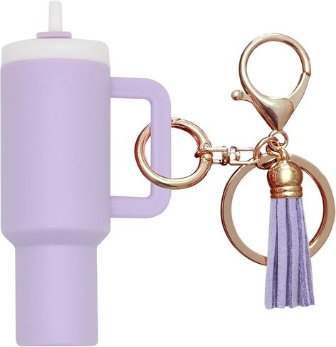 Stanley Cup Accessories Mini Cup Keychain for Women Backpack Charms Cute Girl Keychains in Saudi Arabia