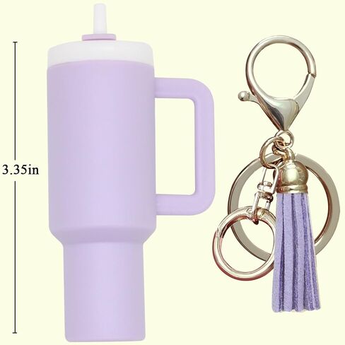 Stanley Cup Accessories Mini Cup Keychain for Women Backpack Charms Cute Girl Keychains in Saudi Arabia