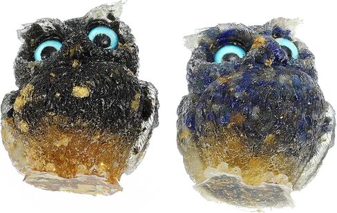 مجموعة أحجار الكريستال الطبيعية متعددة الألوان من فوكوستي، لتحقيق التوازن والطاقة والتأمل وديكور المنزل in Kuwait