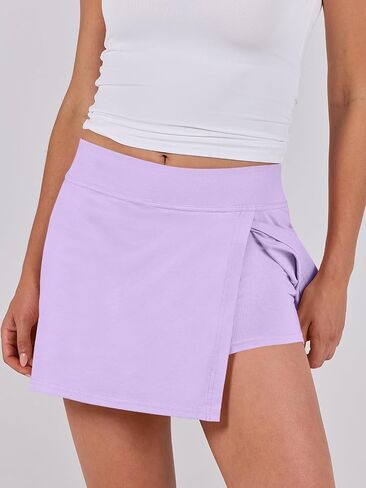 ANRABESS Women's 2024 Summer Mini Skirt Tennis Athletic Inner Shorts Side Slit Workout Golf Bodycon Casual Skorts Clothes in Saudi Arabia