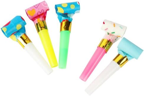 30Pcs Party Blower Multicolor Musical Blowouts Whistles Funny Party Noisemakers Party Horns Party Supplies Party Blowers Blow Horn Noise Maker in Saudi Arabia