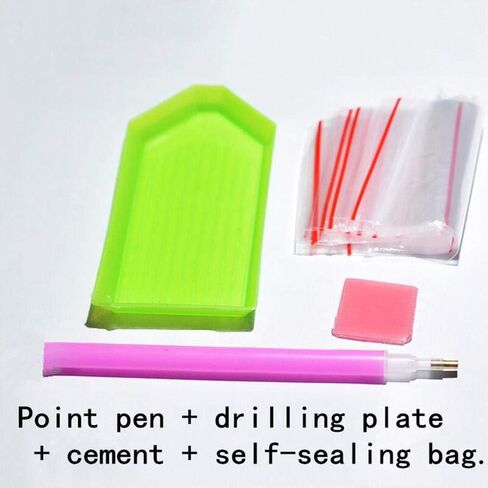 مجموعات ملصقات الرسم الفني الماسي 5D DIY، 15 قطعة من الملصقات الفنية الماسية ذات موضوع الحيوان، تناسب المبتدئين البالغين. in Kuwait