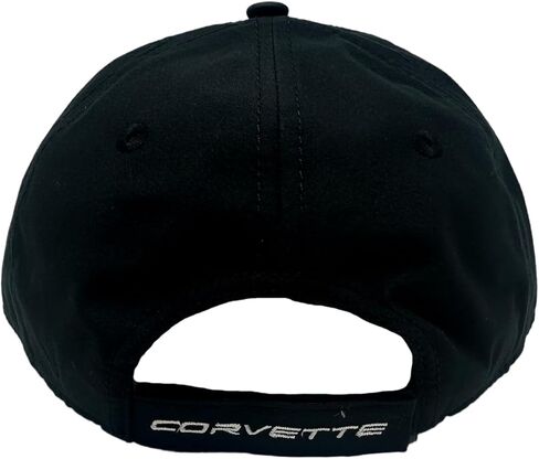 C8 Z06 Corvette Hat - Next Generation Carbon Fiber Silver Accent Cap : Black in Saudi Arabia