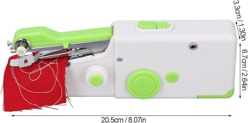 Diydeg Handheld Sewing Machine, Mini Portable Electric Sewing Machine, Ergonomic Battery Powered Portable Mending Machine Quick Stitch Tool for DIY Quick Repairing, Beginners, Kids, Home and Travel in Saudi Arabia