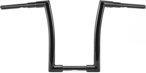MoKitDora Sportster Dyna Softail 14" Rise Ape Hangers 1.5" Fat 1" مشبك المقود قضبان القرد لـ Harley XL 883/1200,1994-up Road King و1998-2013 Road Glide، أسود in Saudi Arabia