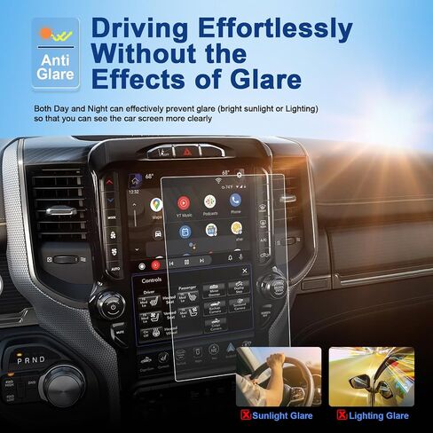 Coleya 2019-2023 2024 Ram 1500 2500 3500 Screen Protector for Uconnect 12 Inch Touch Screen, 2022 RAM Limited Laramie TRX Tempered Glass 2023 Ram 2500 Heavy Duty Rebel 2021 Ram 1500 TRX Protective Film in Kuwait
