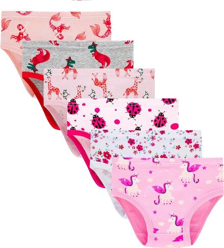 Cadidi Dinos Baby Soft Cotton Underwear Little Girls'Briefs Toddler Undies in Kuwait