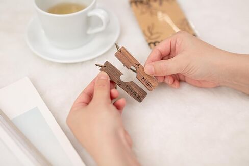 MUUJEE Wooden Heart Cutout Keychain Set - Avocado Sisters Key Rings Bag Charm for Two Sis Bff Best Friends Matching in Kuwait