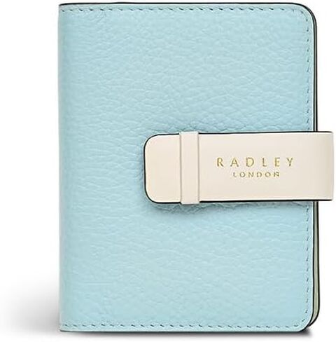 RADLEY London Islington Way Colourblock حامل بطاقات ائتمان صغير الحجم للنساء، حافظة جلدية رفيعة لتنظيم البطاقات، أزرق in Saudi Arabia