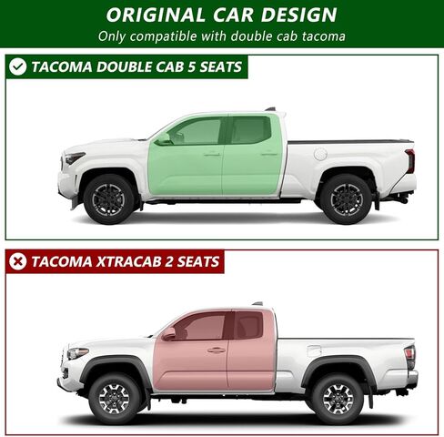 Side Window Visor Deflector Compatible with 2024-2025 Toyota Tacoma Visor Trim Cover Replacement for 2024 2025 Toyota Tacoma Accessories in Kuwait