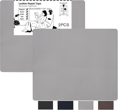 Leather Repair Patches 9.84"×11.81", Self-Adhesive Leather Repair Tape for Couches,ar Seats,Handbags,Jackets,Leather Goods in Saudi Arabia