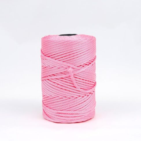 CAMAL Polypropylene Cord 3mm 185 Yards Colorful Polyester Yarn Handmade Knitting Thread Macrame Cord 3mm for Crochet Bags, DIY Crafts, Plant Hangers, Making Macrame Project(Lake Blue) in Saudi Arabia