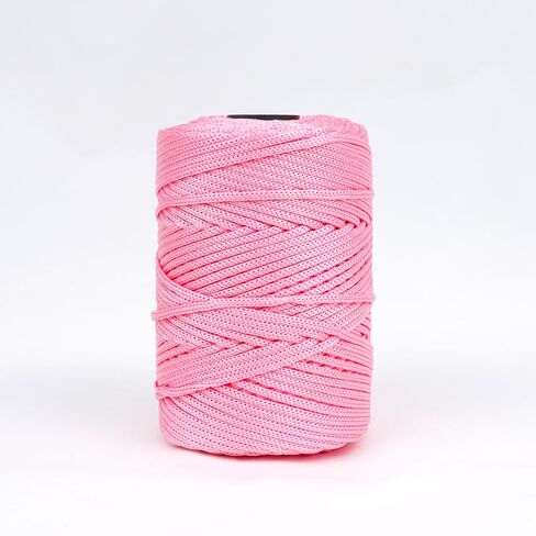 CAMAL Polypropylene Cord 3mm 185 Yards Colorful Polyester Yarn Handmade Knitting Thread Macrame Cord 3mm for Crochet Bags, DIY Crafts, Plant Hangers, Making Macrame Project(Lake Blue) in Saudi Arabia