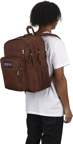 حقيبة ظهر للكمبيوتر المحمول من JanSport - حقيبة كمبيوتر مع حجرتين، أشرطة كتف مريحة، حقيبة كمبيوتر محمول مقاس 15 بوصة، مقبض سحب - حقيبة ظهر للكتب - نعناع طازج in Saudi Arabia