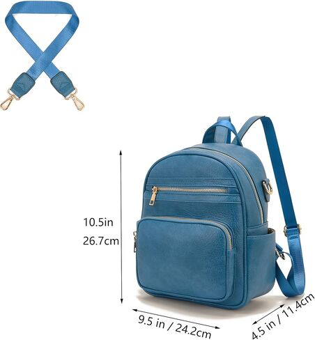 Idesort Small Backpack Purse for Women Girls Cute Backpacks Purse set with Wallet Convertible Shoulder bag CaramelBrown in Saudi Arabia