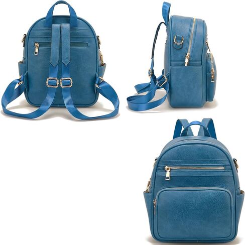 Idesort Small Backpack Purse for Women Girls Cute Backpacks Purse set with Wallet Convertible Shoulder bag CaramelBrown in Saudi Arabia