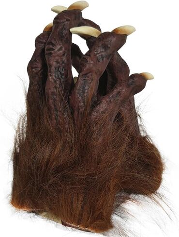 Scary Halloween Costume Gloves Parrot Wolf Claws Gloves Fancy Dress up Role Cosplay Latex Monster Devil Paw Gloves in Kuwait