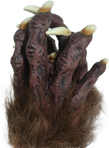 Scary Halloween Costume Gloves Parrot Wolf Claws Gloves Fancy Dress up Role Cosplay Latex Monster Devil Paw Gloves in Kuwait