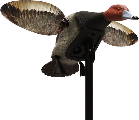 MOJO Elite Series Mini Mallard Spinning Wing Flexible Duck Decoy for Duck Hunting with Smoother, Quieter, Faster, and More User Friendly Decoy, Includes A Solid Component Housing, Hen in Saudi Arabia