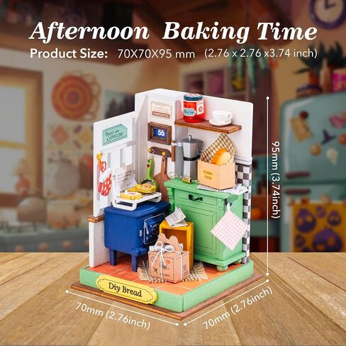 Rolife DIY Miniature Kit Mini Building Dollhouse Bedroom, Miniverse Lifestyle Mini Bookshelf Decoration, DIY Hobbies for Craftsman (Sweet Dream) in Saudi Arabia