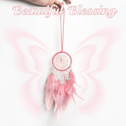 Pink Dream Catcher Dream Catchers for Girls Kids Girls Bedroom Decor Dreamcatcher Unique Dream Catcher for Girls Teen Stocking Stuffers Girls Dream Catchers Car Accessories in Saudi Arabia