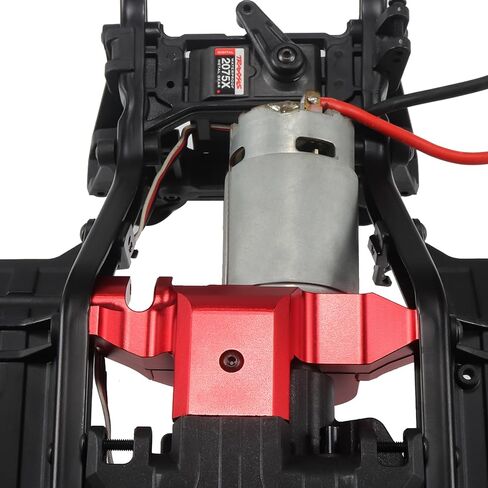TRX4 محرك جبل CNC الألومنيوم TRX4 لوحة تركيب المحرك العلوي غطاء تروس حفز لـ 1/10 RC الزاحف المدافع برونكو سبورت TRX6 G63 8290 TRX4 ترقيات الملحقات (TRX4 محرك جبل أحمر) in Saudi Arabia