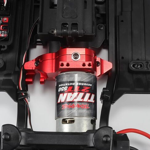 TRX4 محرك جبل CNC الألومنيوم TRX4 لوحة تركيب المحرك العلوي غطاء تروس حفز لـ 1/10 RC الزاحف المدافع برونكو سبورت TRX6 G63 8290 TRX4 ترقيات الملحقات (TRX4 محرك جبل أحمر) in Saudi Arabia