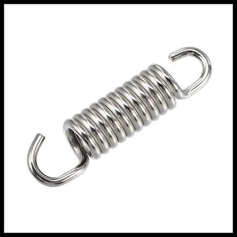 2 Pcs Motorcycles Universal Exhaust Pipe Spring 43mm 1.69" Stainless Steel Exhaust Pipe Spring Hook Modified Accessory Durable Material in Saudi Arabia