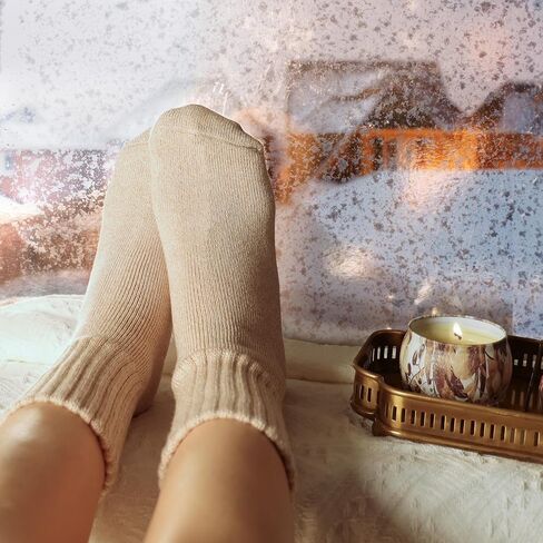 Closemate Boot Socks for Women Winter Thick Socks Warm Crew Socks Gift for Women 3 Pairs in Saudi Arabia