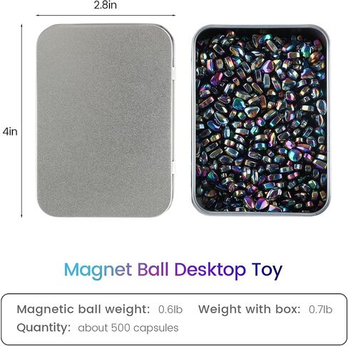Magnetic Balls Putty Puzzle Anxiety/Stress Relief Toy Desk Fidget Toys Magnetic Stones, The Development of Promote Attention for Office Adult (500P Small) in Saudi Arabia