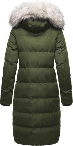 NUTEXROL Women's Winter Quilted Down Hooded Parka Jackets Thickened Warm Puffer Coat in Kuwait