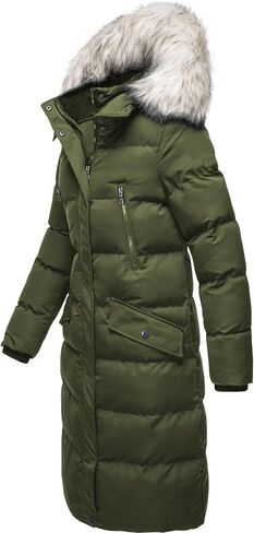 NUTEXROL Women's Winter Quilted Down Hooded Parka Jackets Thickened Warm Puffer Coat in Kuwait