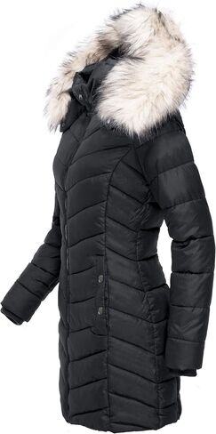 NUTEXROL Women's Winter Quilted Down Hooded Parka Jackets Thickened Warm Puffer Coat in Kuwait