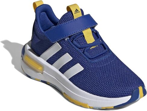 حذاء رياضي adidas Racer TR23 من الدانتيل المطاطي، Team Royal Blue/White/Utility Yellow، 11 US للجنسين للأطفال الصغار in Saudi Arabia