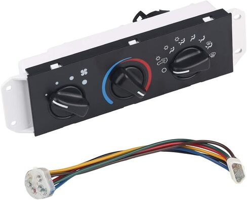 WATERWICH متوافق مع وحدة التحكم في المناخ HVAC سخان A/C AC لوحة التحكم في تكييف الهواء Jeep Wrangler 1999-2004 4.0L-L6 in Saudi Arabia