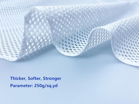 Mesh Fabric Netting Black Fabric Netting Soft Mesh Fabric for Sewing, Crafts，Shopping Bag, Backpack Pocket and Straps and Netting Clothes (Black(19×61INCH)) in Kuwait