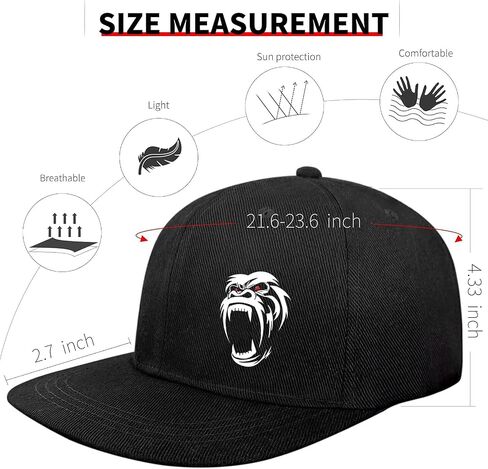 Snapback Hats for Men Flat Bill Hats for Men Fitted Hats for Men Skateboard Accessories in Kuwait