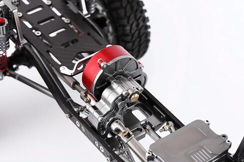 SCX10 Transmission Case Gearbox with Gear Set Axial SCX10 & SCX10 II 90047 RC Crawler Car Upgrade Part (Red) in Saudi Arabia