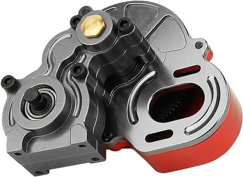 SCX10 Transmission Case Gearbox with Gear Set Axial SCX10 & SCX10 II 90047 RC Crawler Car Upgrade Part (Red) in Saudi Arabia