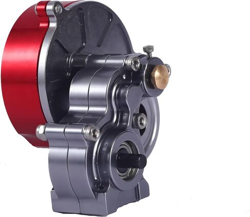 SCX10 Transmission Case Gearbox with Gear Set Axial SCX10 & SCX10 II 90047 RC Crawler Car Upgrade Part (Red) in Saudi Arabia