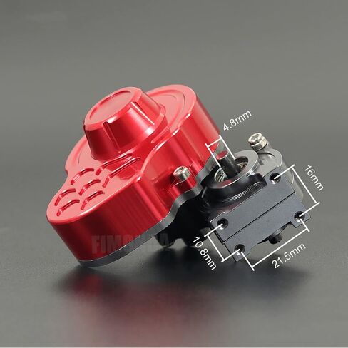 SCX10 Gearbox 48P All Metal Transmission Gearbox with Motor Gear/Protective Cover for 1/10 RC Rock Crawler SCX10 Truck Upgrade Parts SCX10 Upgrades (Transmission Gearbox A) in Saudi Arabia